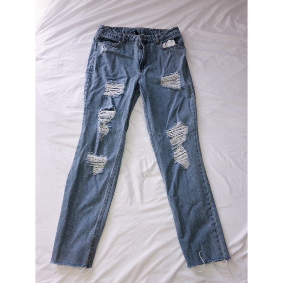 h&m divided mom jeans